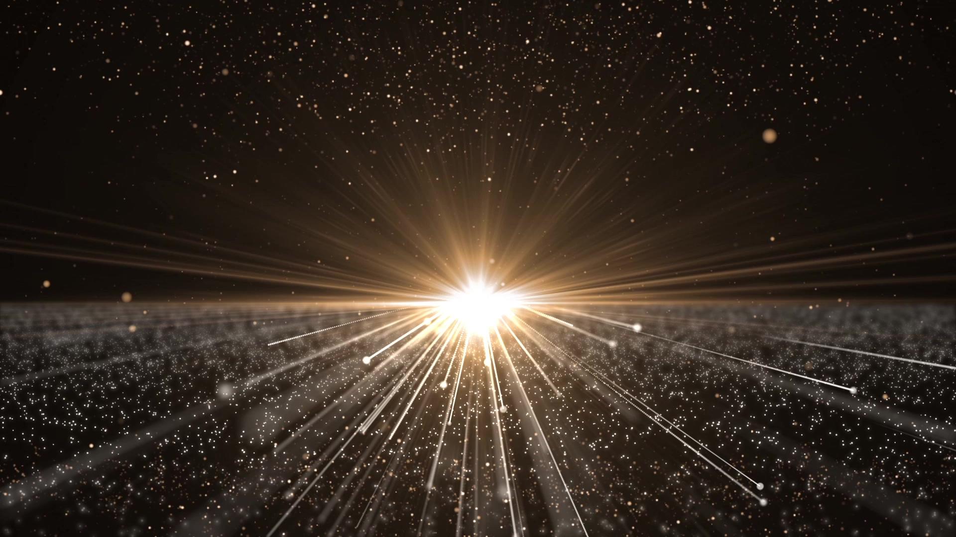 大气粒子光线颁奖年会背景视频的预览图