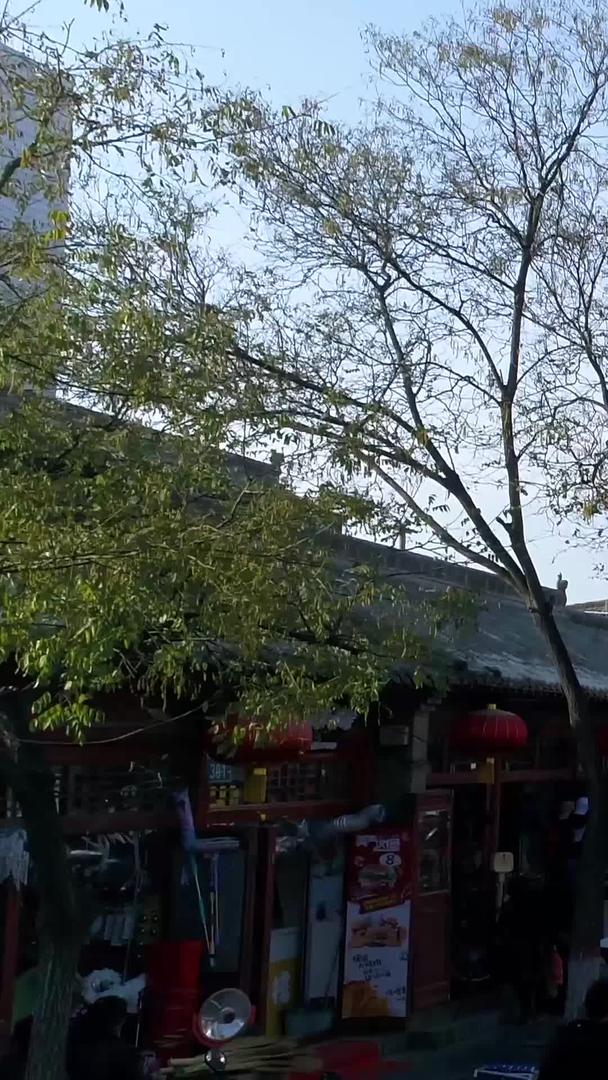陕西省榆林古街航拍视频的预览图