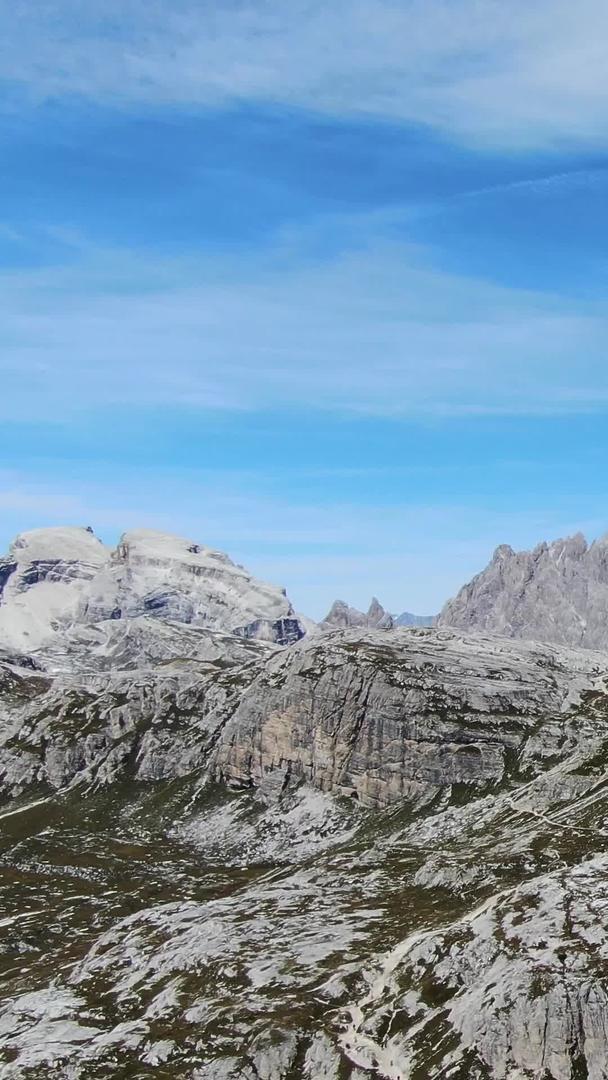 意大利阿尔卑斯山多洛米蒂山实拍视频视频的预览图