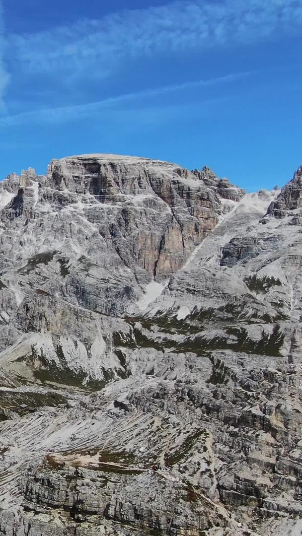 意大利阿尔卑斯山多洛米蒂山实拍视频视频的预览图