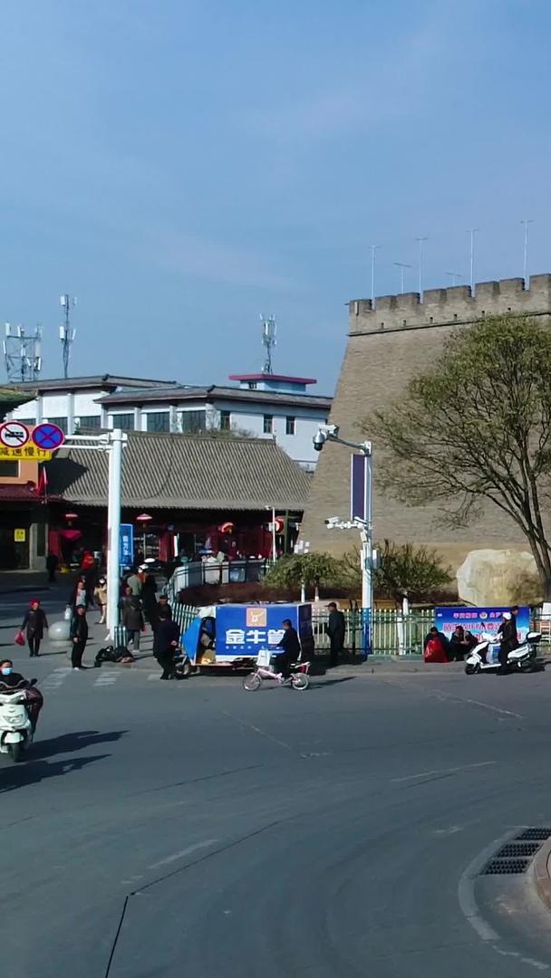 陕西省榆林古城墙景点视频的预览图