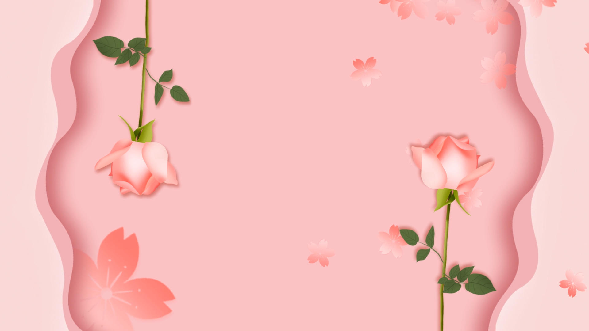 浪漫粉色背景视频的预览图