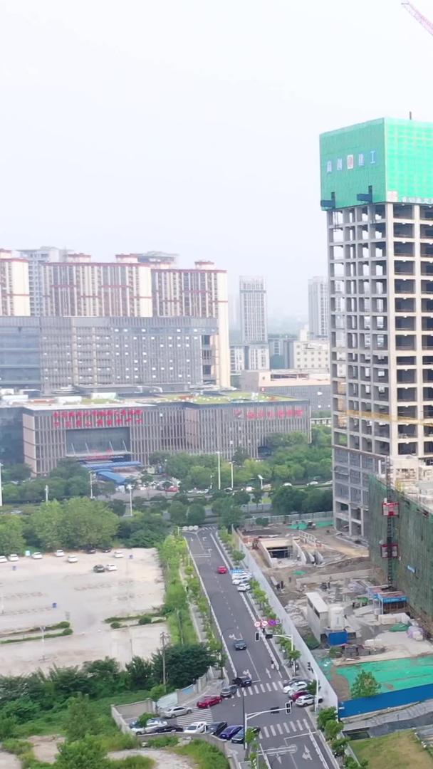 南京河西金融商务区航拍视频的预览图