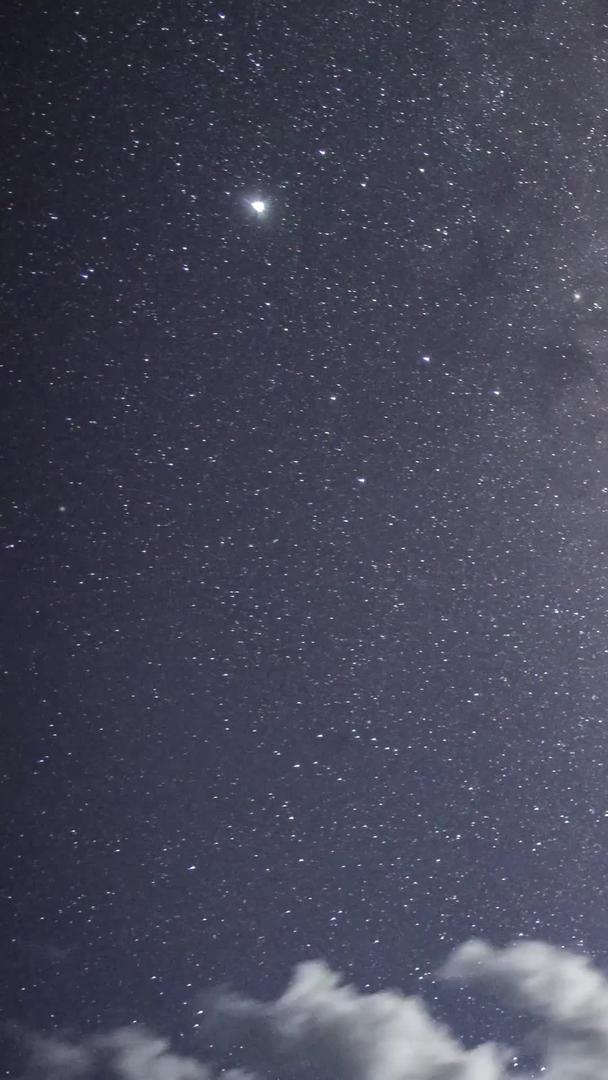 延迟银河夜景星空流星材料视频的预览图