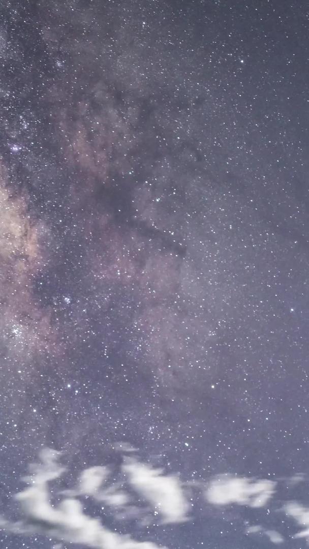 延迟银河夜景星空流星材料视频的预览图