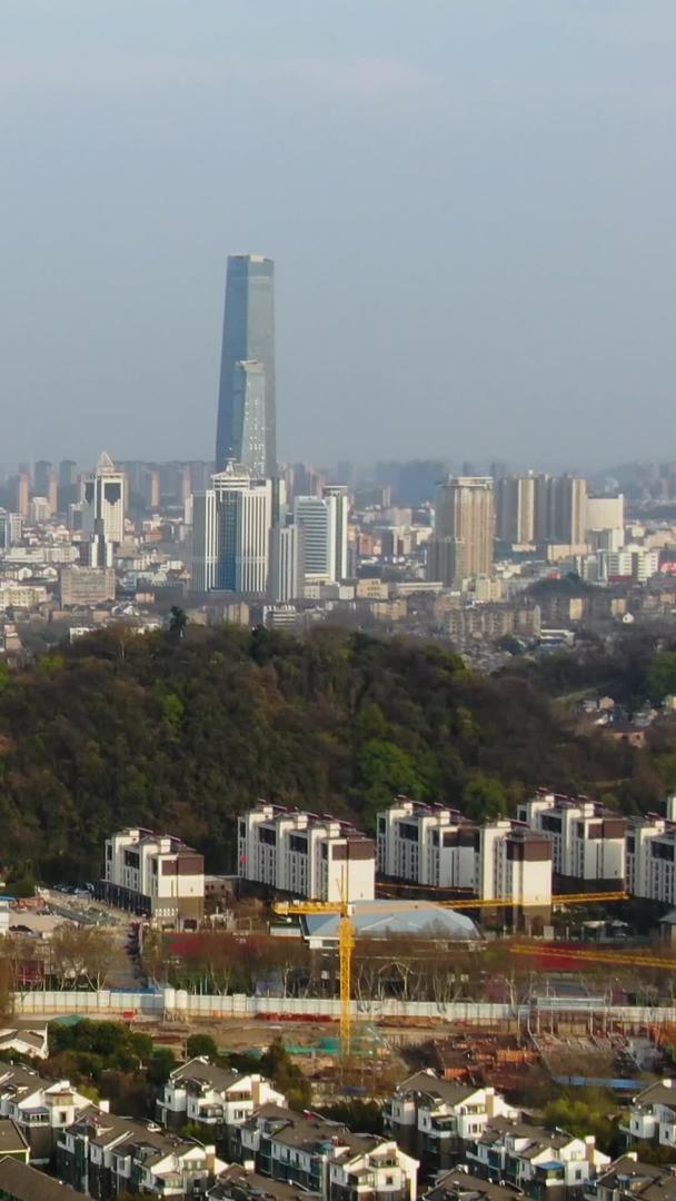 镇江高楼大厦城市航拍建设视频视频的预览图