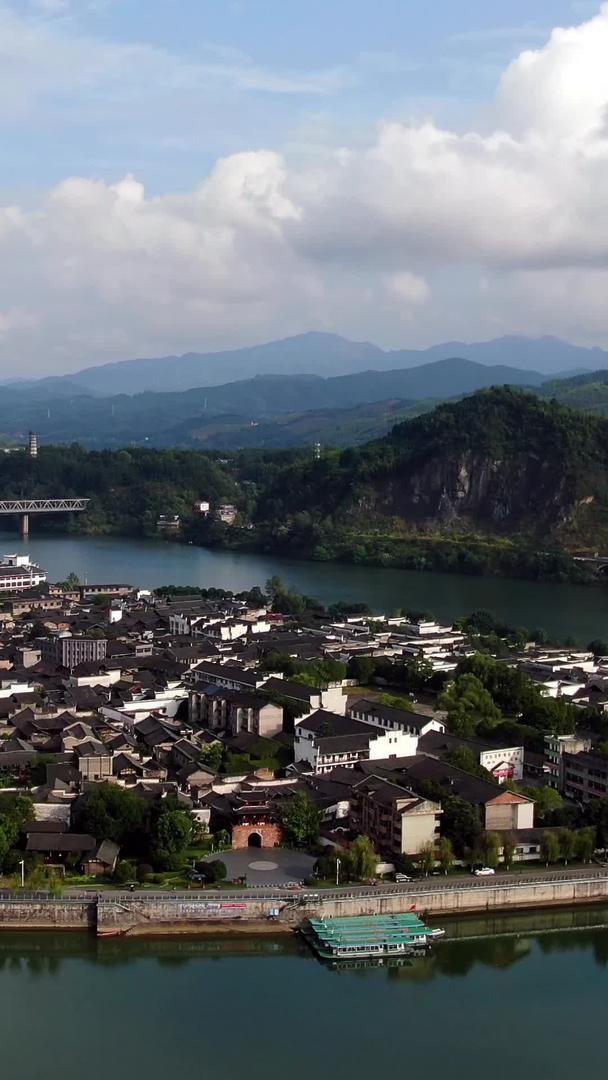 湖南黔阳古城航拍视频的预览图