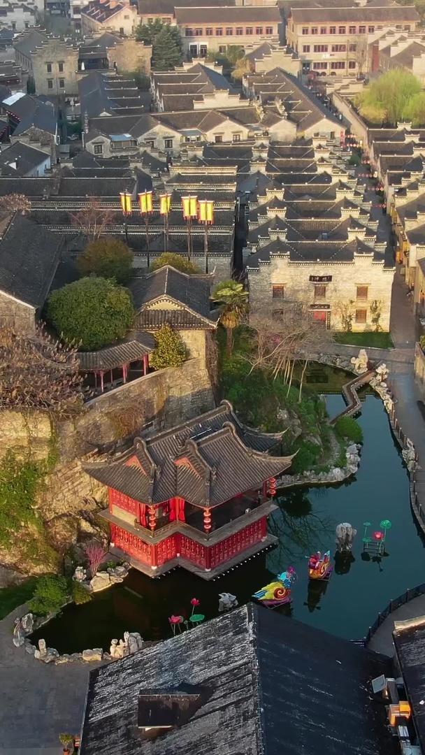 航拍4A镇江著名旅游景点西津渡历史文化街区视频集合集合视频的预览图