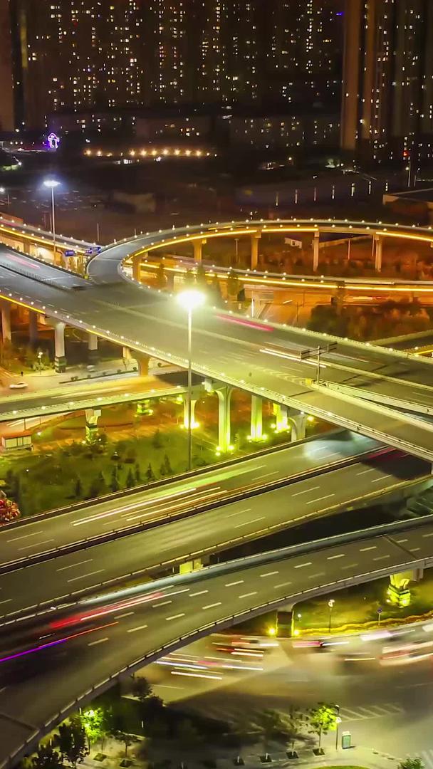 延迟的西安后卫寨立交桥航拍视频的预览图