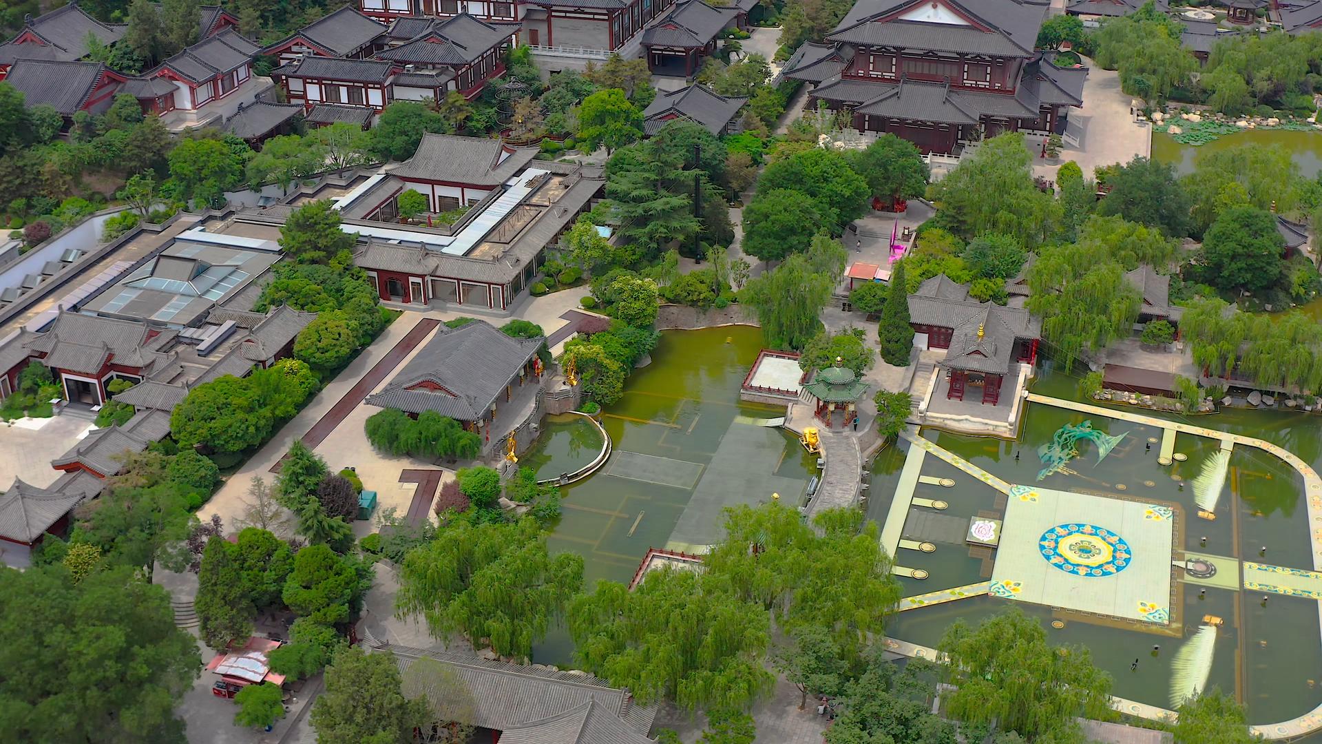 骊山华清宫4K航拍视频的预览图
