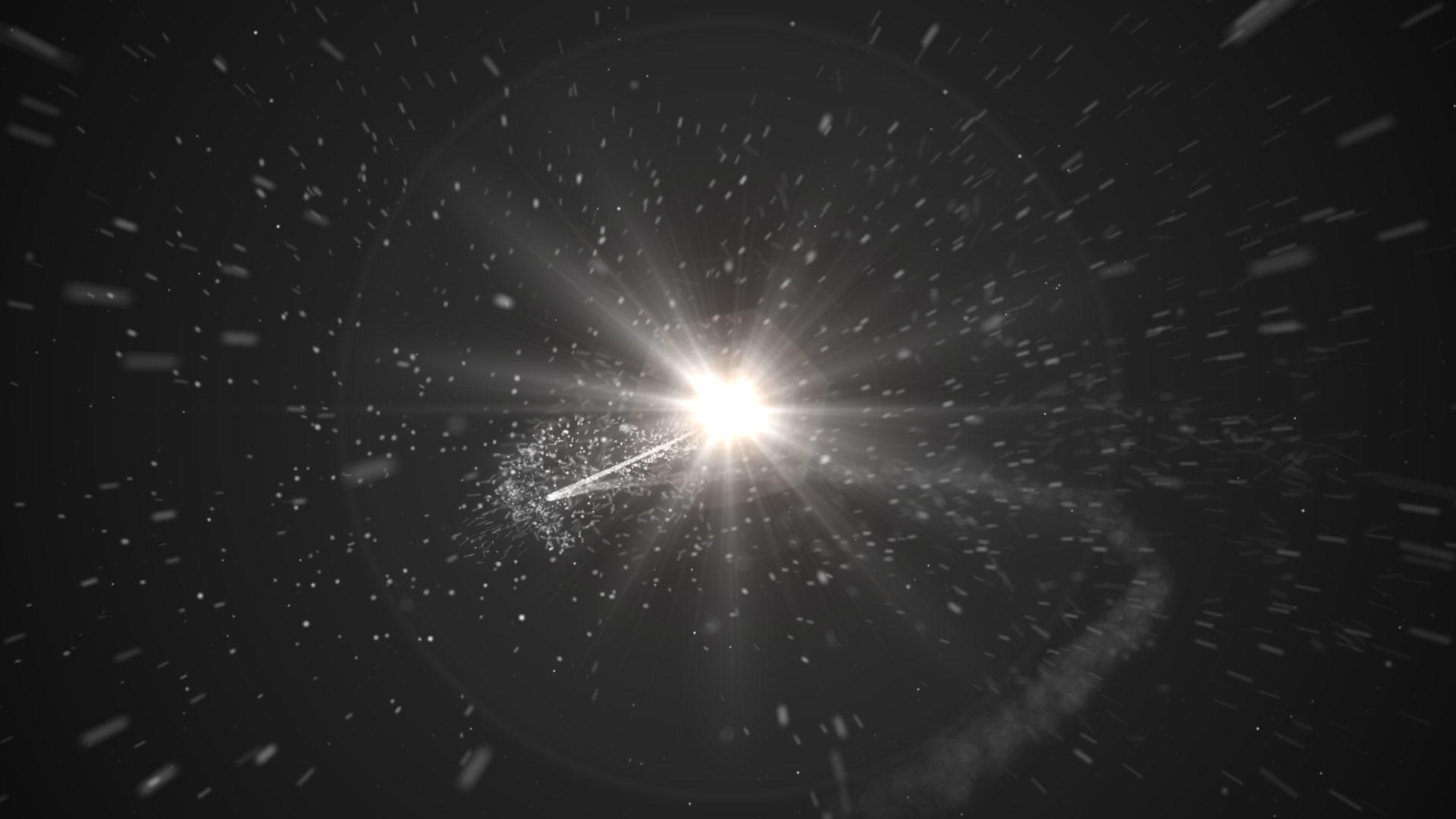 粒子穿梭轨迹光闪元素转场透明通道视频的预览图