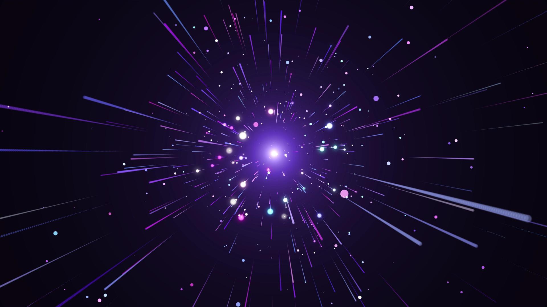 唯美粒子发散冲屏4K背景视频视频的预览图
