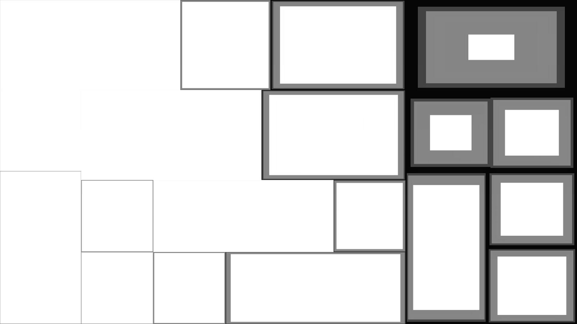 方形组合黑灰白转场动画（可输出A通道）视频的预览图