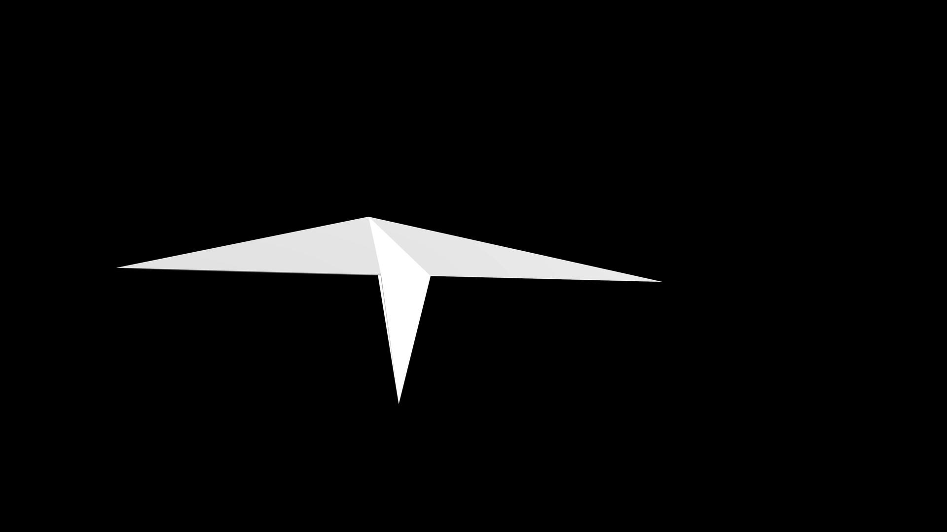 纸飞机透明通道4K视频的预览图