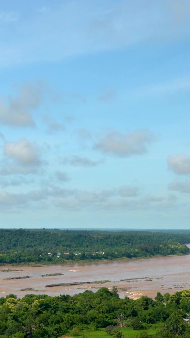 湄公河延时泰国边境河流视频的预览图