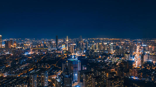 4k沈阳南湖城市夜景视频的预览图
