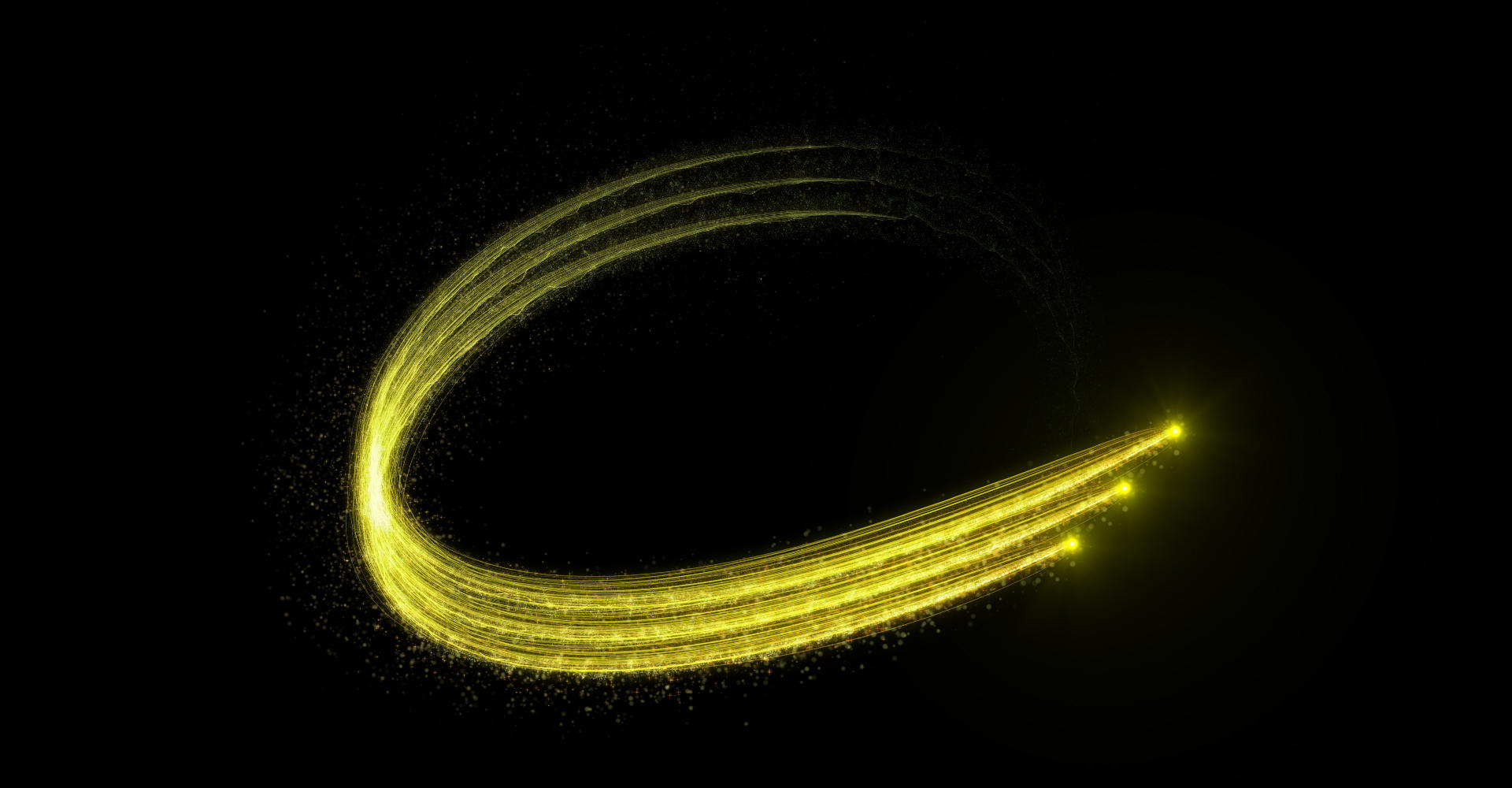 炫彩灯光光线粒子转场修饰动画视频的预览图