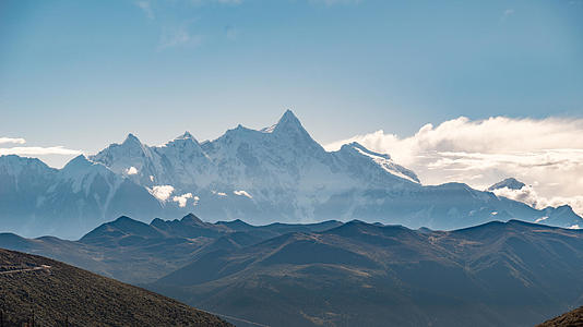 8K西藏南迦巴瓦雪山延时视频的预览图