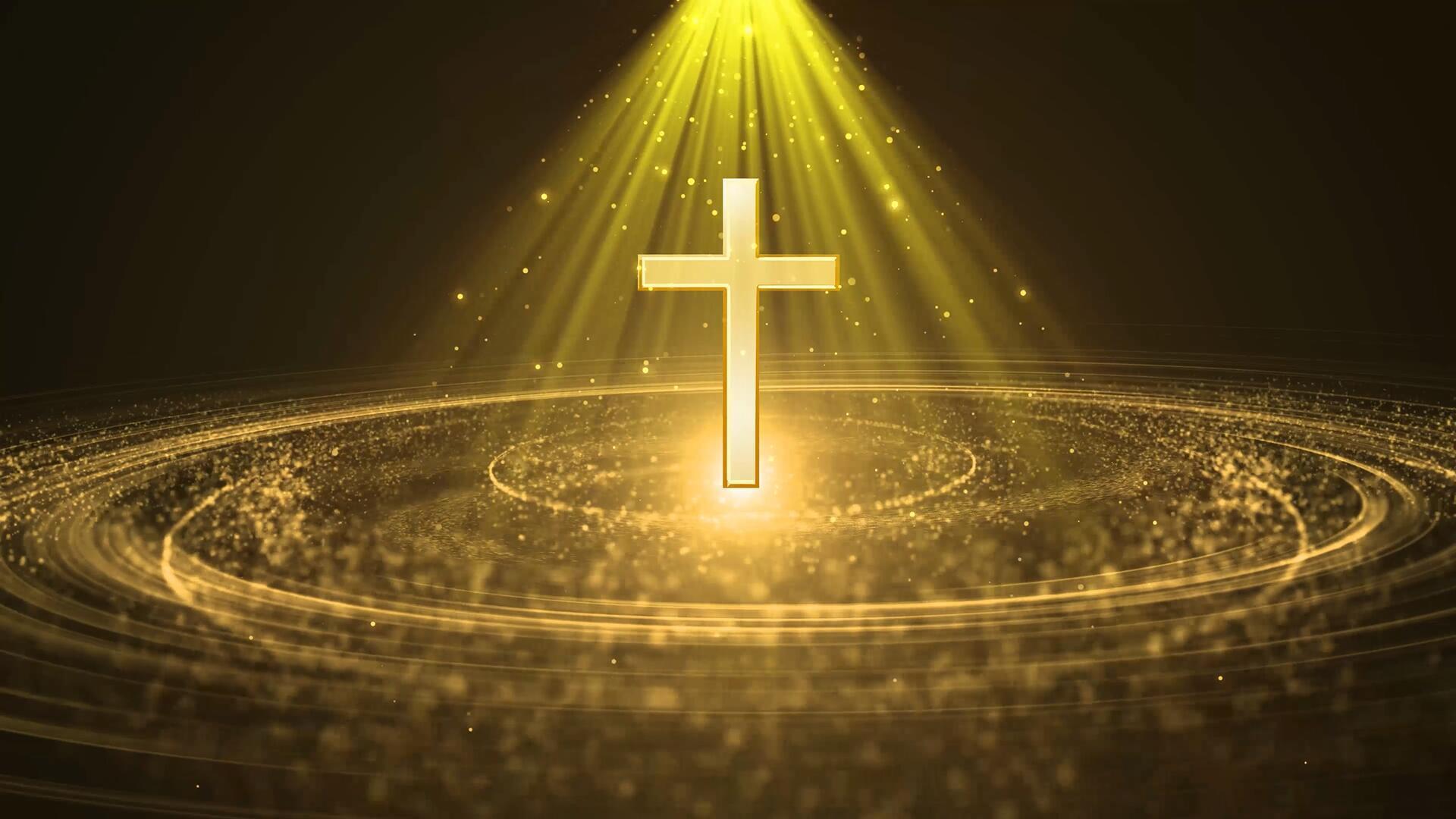 4k复活节十字架背景视频的预览图