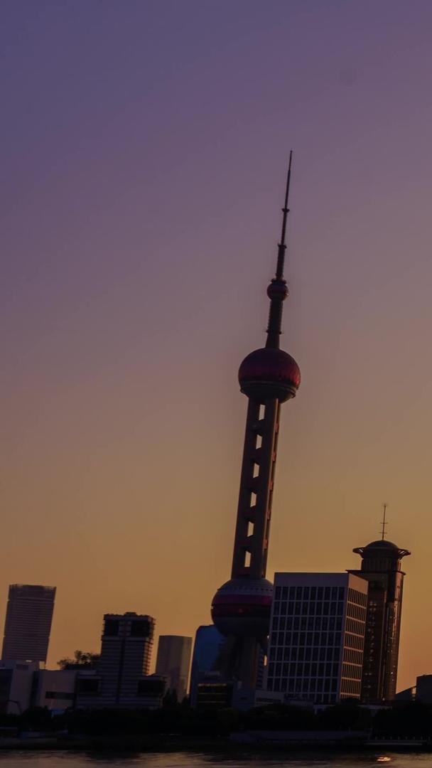 上海北外滩日出延迟东方视频的预览图