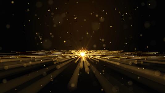 4K大气金色粒子背景视频素材视频的预览图