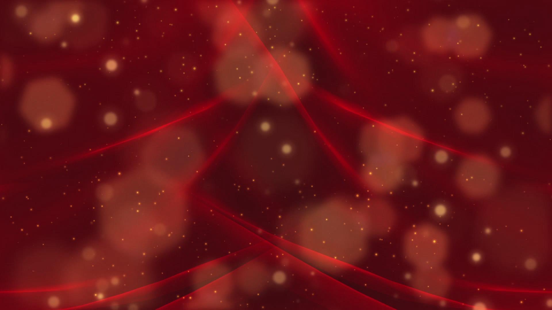 红色粒子红绸飘动背景视频的预览图