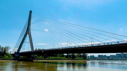 4K实拍福州三县洲大桥延时摄影视频的预览图