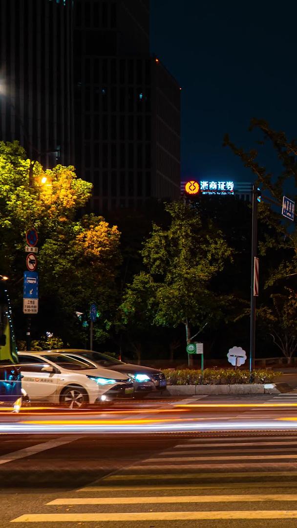 杭州秋石高架夜景移动延时视频的预览图