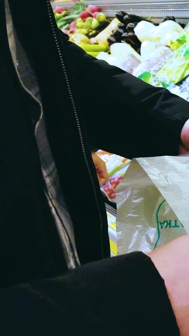 超级市场塑料购物袋视频的预览图