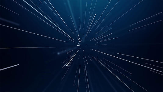 科技粒子光线散射动画元素带透明度通道视频的预览图