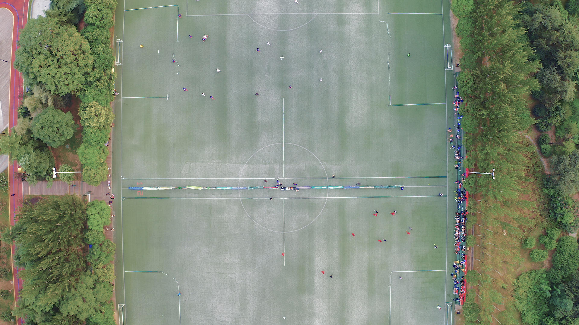 足球比赛4K航拍视频的预览图