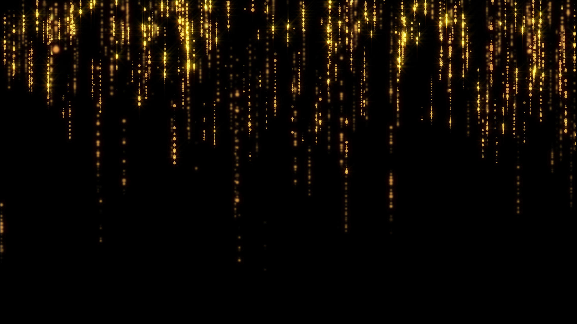 4K颁奖金色质感窗帘粒子掉落视频的预览图