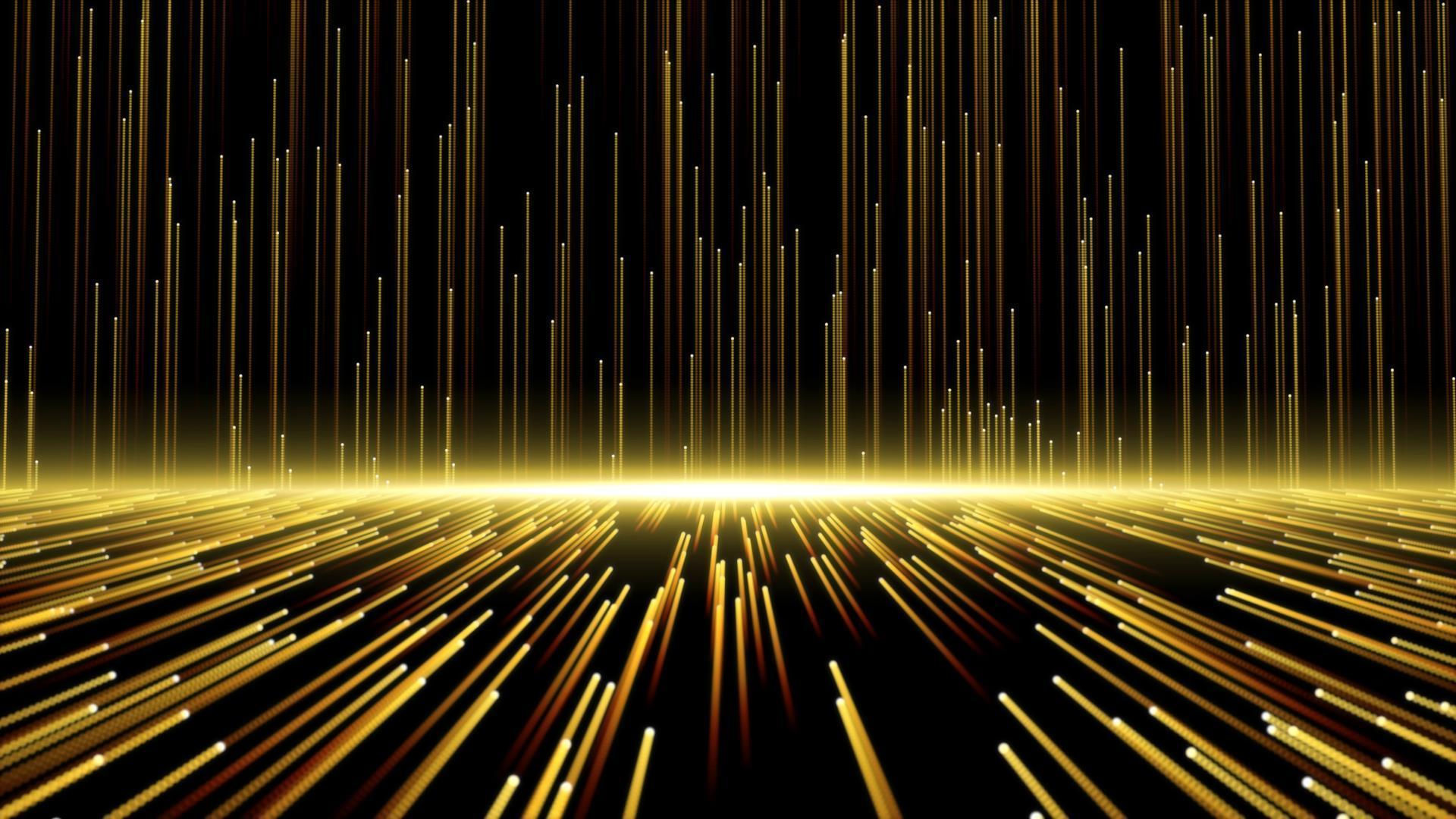 震撼空间金色粒子拖尾背景视频的预览图
