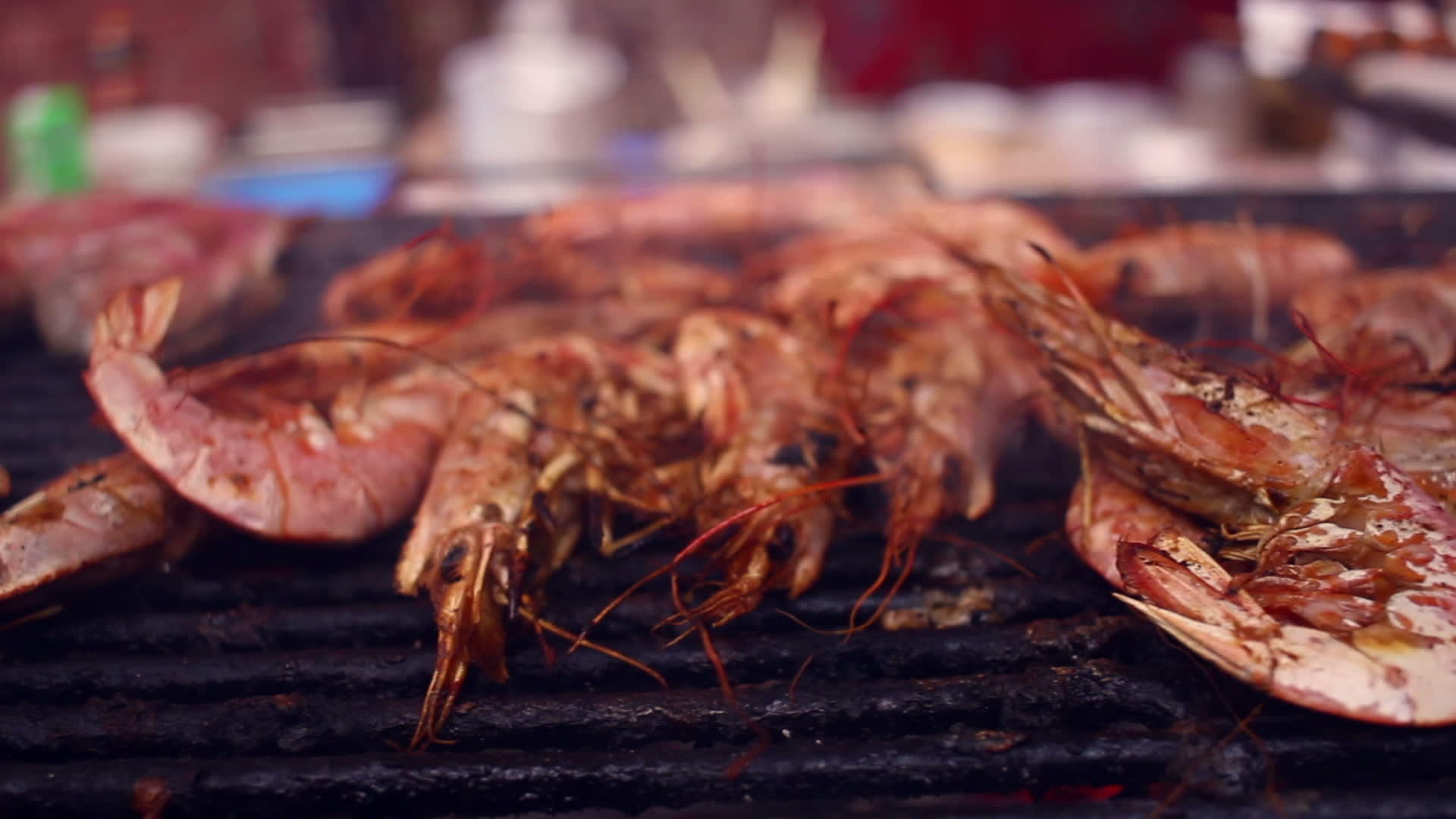 烤大虾烤海鲜视频的预览图