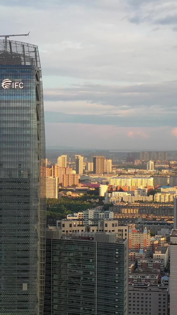 长春国际金融中心航拍视频视频的预览图