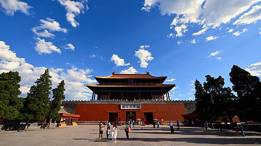 北京故宫博物院延时摄影视频的预览图