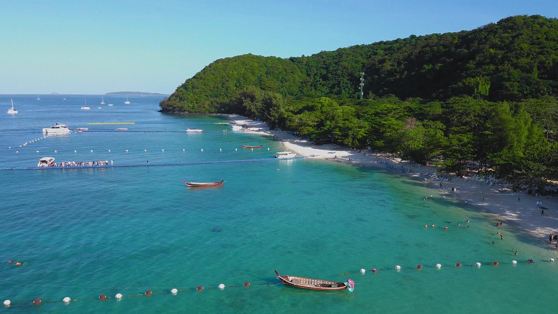 泰国沙滩海景航拍视频的预览图