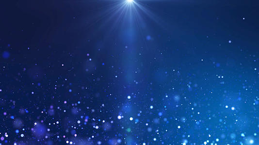 蓝色粒子光线背景动画视频的预览图