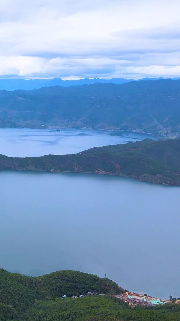 云南泸沽湖风景区航拍视频的预览图
