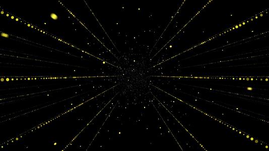金色大气粒子光效透明背景视频元素视频的预览图
