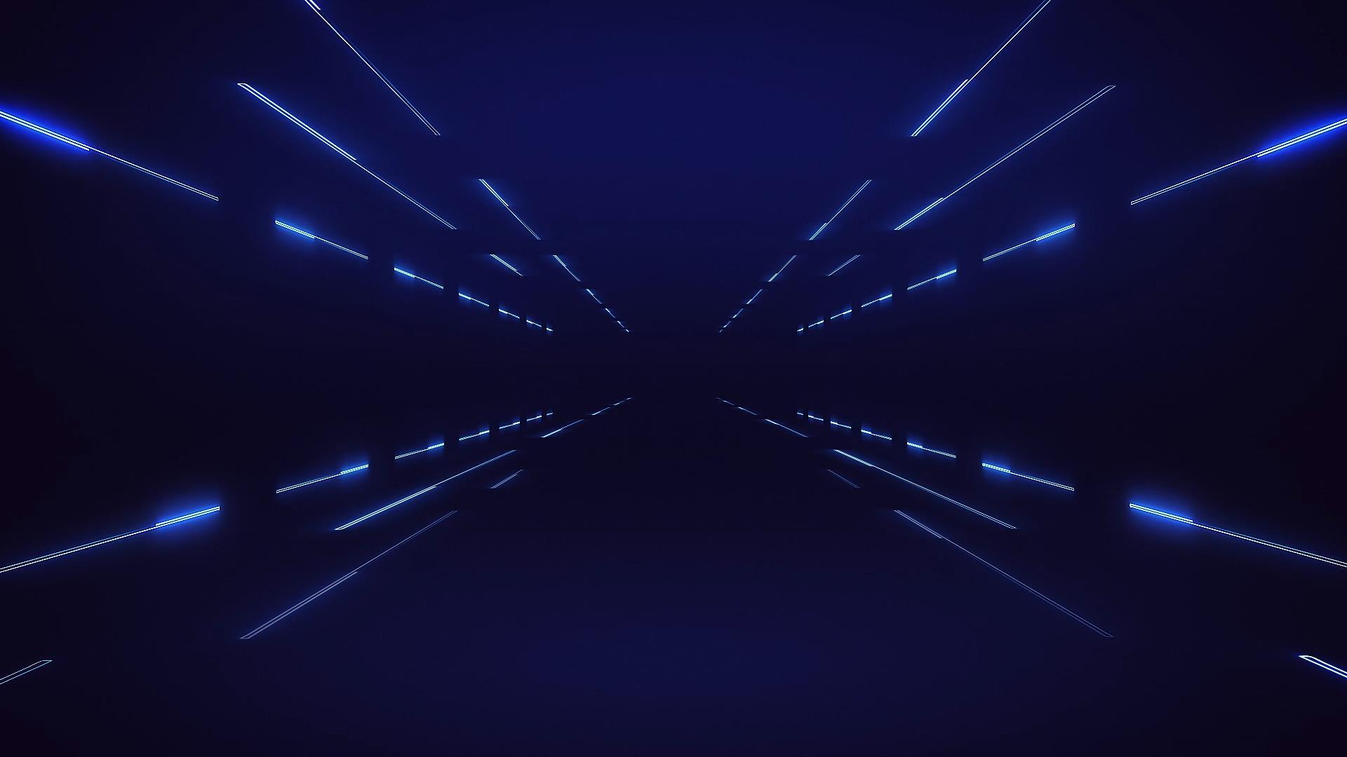 科技感蓝色光线透明背景视频元素视频的预览图