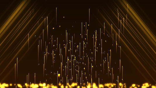 大气金色粒子背景视频的预览图