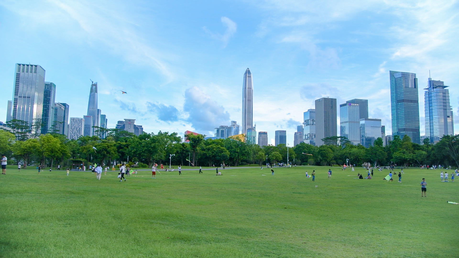深圳莲花山公园风筝广场4K视频的预览图