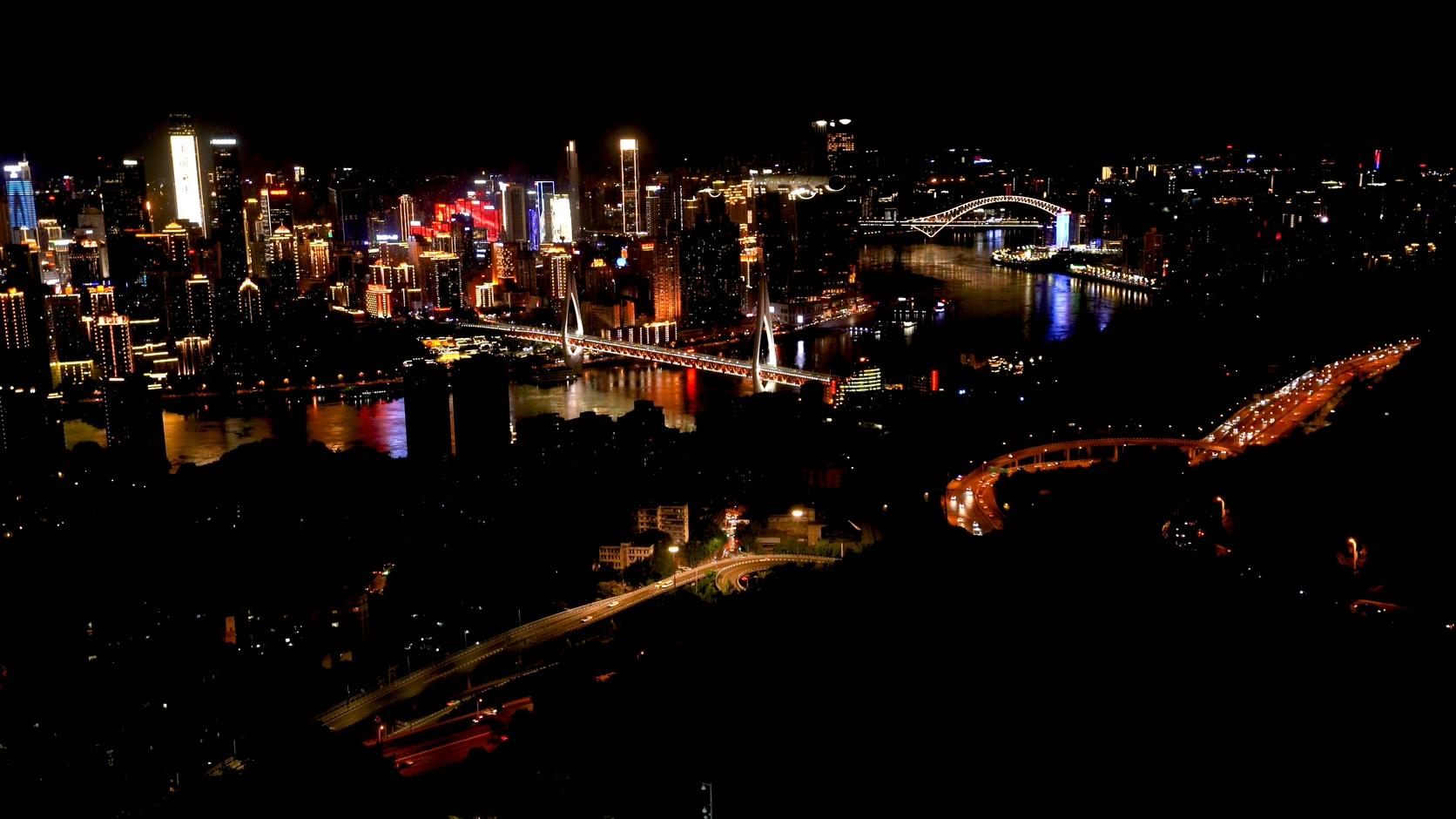 重庆夜景4K实拍视频素材视频的预览图
