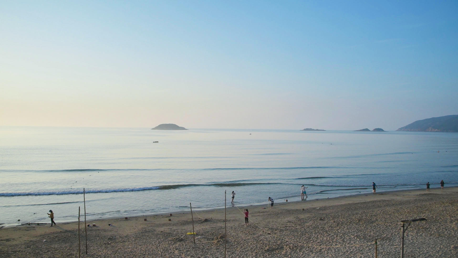 惠州双月湾日出4K视频的预览图