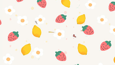 原创夏天夏季夏日动态清新水果背景视频视频的预览图