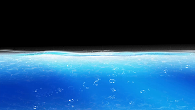 夏天夏季大海海水泡泡气泡海蓝色动图视频边框带通道mov视频的预览图