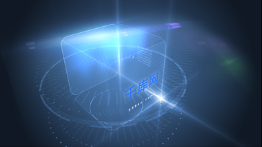 光效线框立体盒子LOGO演绎AE模板视频的预览图