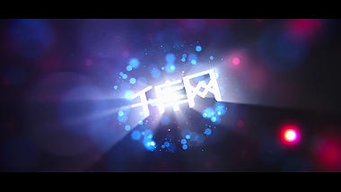 能量粒子标志logo展示视频的预览图
