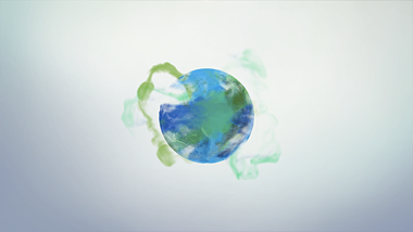 彩色水墨揭示世界地球日视频的预览图